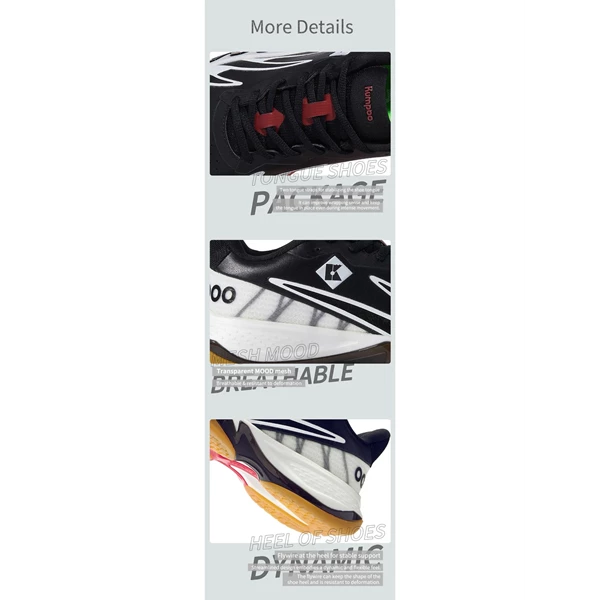 Sepatu Bulutangkis KH G828 Hitam KH 828 Kumpoo