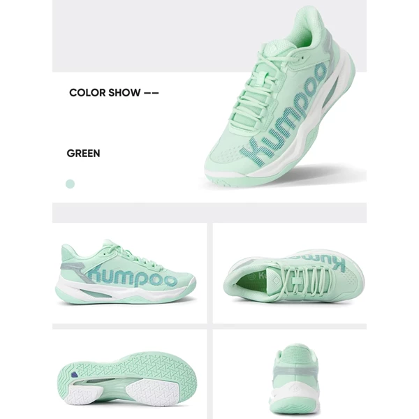 Badminton Shoes KH-G825 Green Kumpoo